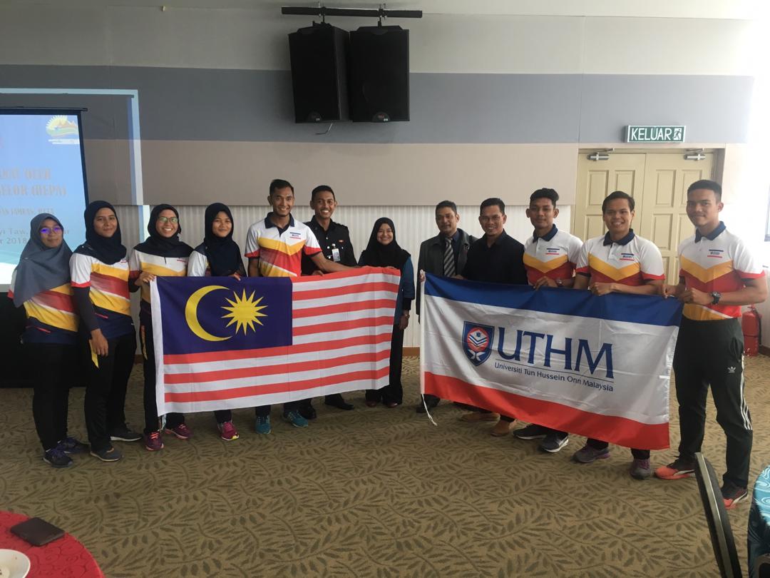 UTHMBarracuda's tweet photo. Amanat YBrs. Prof Madya Dr. Afandi bin Ahmad selaku TNCHEPA untuk atlet UTHM ke ASEAN University Games 2018 yang akan berlangsung di Myanmar pada 10 Disember ini. https://t.co/mIyZtwU5AL