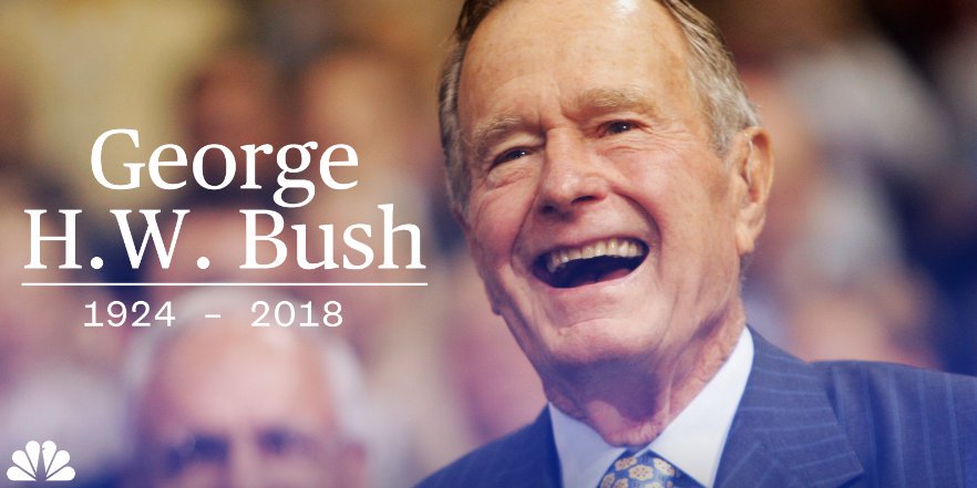 Former U.S. President George H.W. Bush has died at age 94 - <a href="/NBCNews/">NBC News</a>