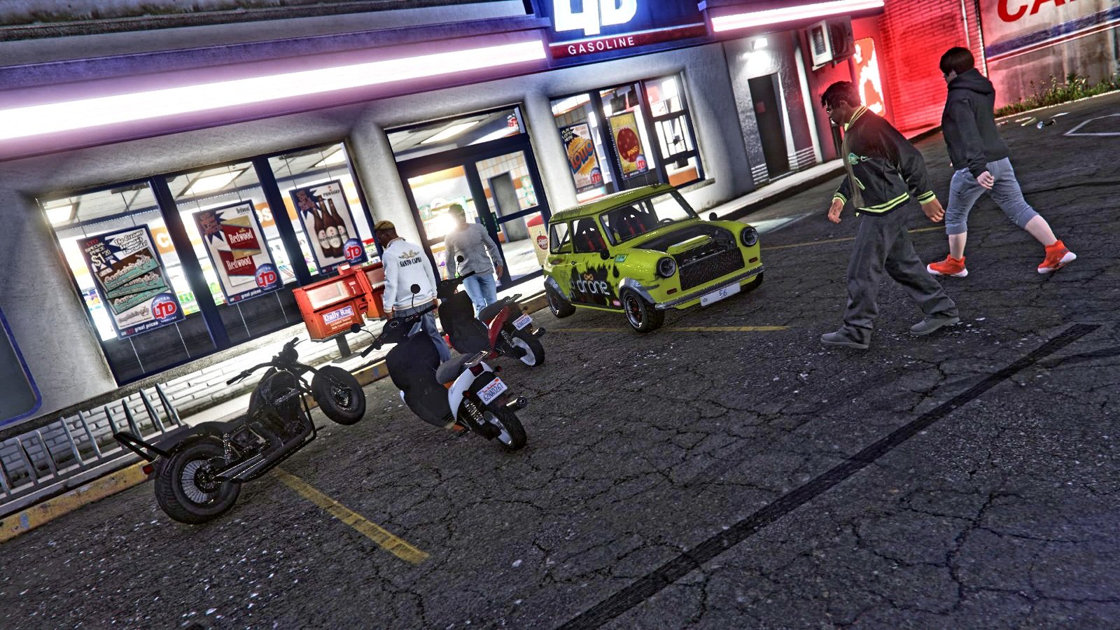 まったん コンビニ前のヤンキー Gta Gtav Gta5 Snapmatic Rockstargames Gtaonline Work High T Co 8snpkoaizz Twitter
