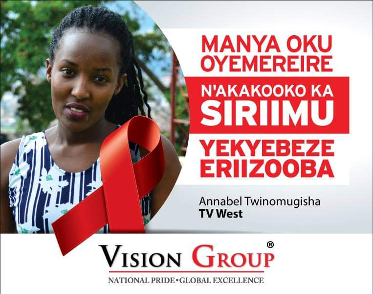 tvwestUG's tweet photo. @babiaannabell aha #WorldAidsDay:
"0muntu oine akakooko ka siriimu ninga takeine? Torikubaasa kukimanya obwo orikureeba-bureeba kwonka!
#KyebezaEriizooba | #ManyaOkuOyemereire
#VGCSR | #GetTested4HIV
Cc: @Orumuri @VisionGrp @SueNsibirwa | @BarbaraKaija | @rodorone https://t.co/G3fnvTcaFC
