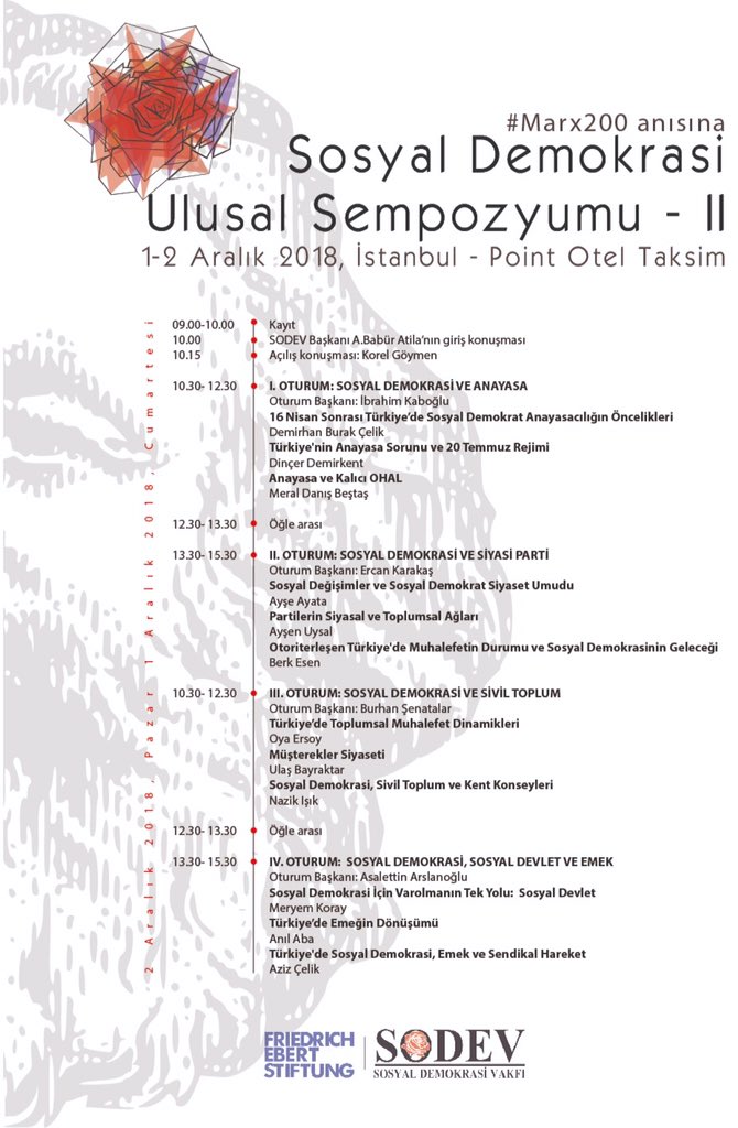 Sosyaldemokrasi's tweet image. Sosyal Demokrasi Ulusal Sempozyumu-II başlıyor... 
#sosyaldemokrasi2018
#Marx200
#sodev