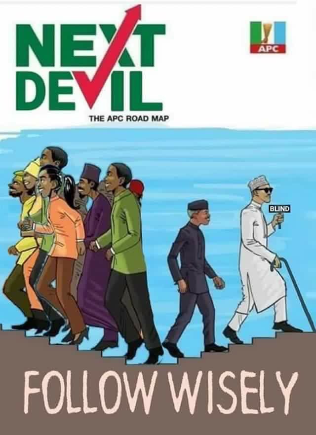 Chuksoke1's tweet photo. @APCNigeria @ProfOsinbajo We are not doing again. #NextlevelDaura https://t.co/4gcU0psFbL