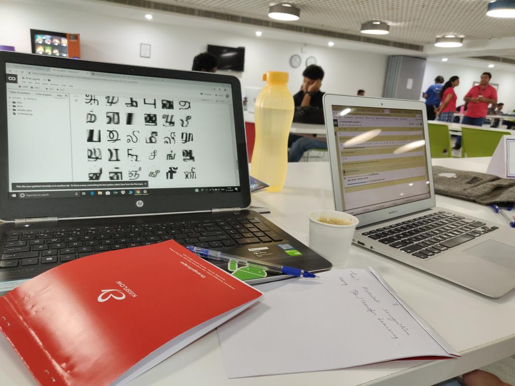 Madhuragj's tweet image. Any guesses on what Team DELTA is working on, at #hack2learn #mlhhacks
#build2learn