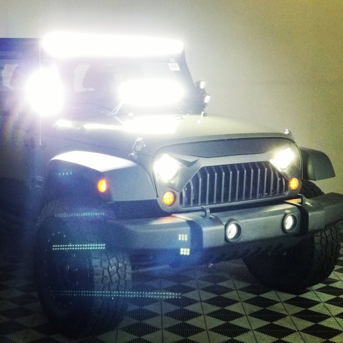 Local Trade!! Pre-Owned #custom 2015 #Jeep #WranglerUnlimited #Sport model available for sale today. Refer Stock # 190290A
.
Visit #KernersvilleCDJR #31Dodge
.
.
#WranglerUnlimited #jeepwrangler #InstaJeep #InstaPhoto #lightbar #InstaAutos #CarsOfInstagram #4x4  #offroad #Mudding