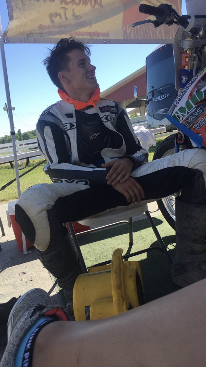 lorencook2's tweet photo. thankful to no longer have a heart attack every time you throw your leg over your bike, but i’d be lying if i said i didn’t miss spending every weekend at the race track and being your pit bitch 💙 @Hunteredward93 https://t.co/DP6hIDBJcs