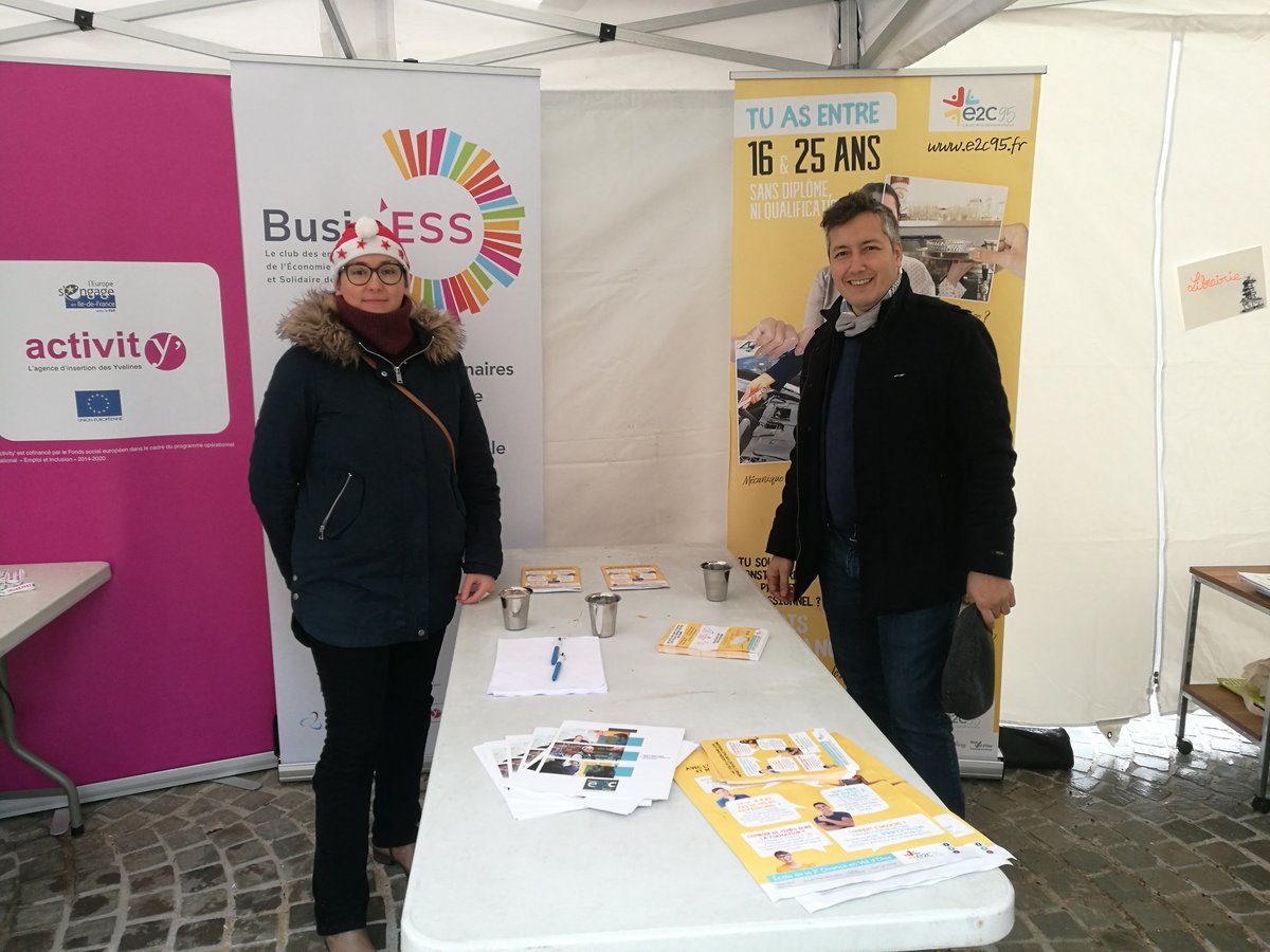 Bui_Frederic's tweet photo. Retrouvez l'E2C sur le marché de noël ESS de Saint Germain en laye ! @E2C95 @E2C78 #ESS #E2C  #insertionprofessionnelle https://t.co/d1rGgGpIJC