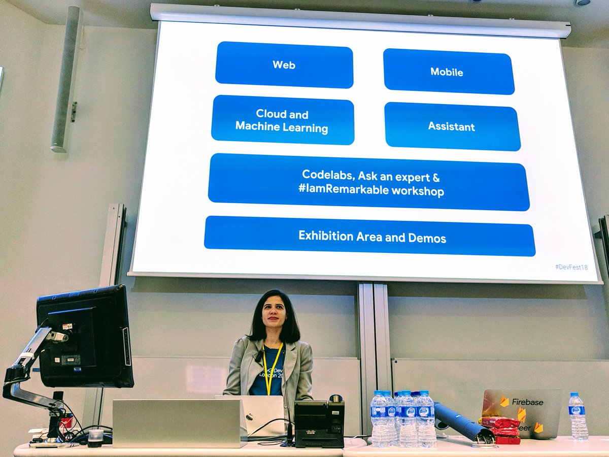 frathgeber's tweet image. #DevFest18 #London #Cloud &amp;amp; #MachineLearning track kicking off, MCed by the amazing @chibichibibr &amp;amp; @TetsuoRyuu from @GDGCloud
1st up is @CodingDoug with an intro to #serverless using @Firebase #Cloud #Functions &amp;amp; a #live #demo
#GDG #GDGLondon #GDGCloud