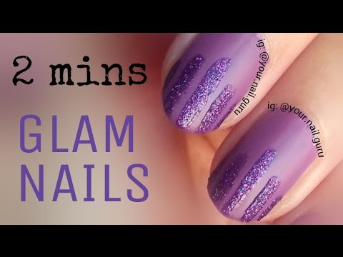 Nail Art Tutorial Edgy Black Matte Nail It