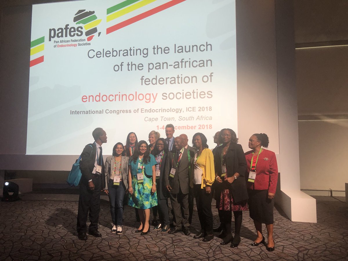 isendo's tweet photo. #ice2018 marks the launch of the new African regional federation #PAFES, we are proud of this important step towards more pan african cooperation in endocrinology @ICE2018Congress https://t.co/cP5oMcNqPQ