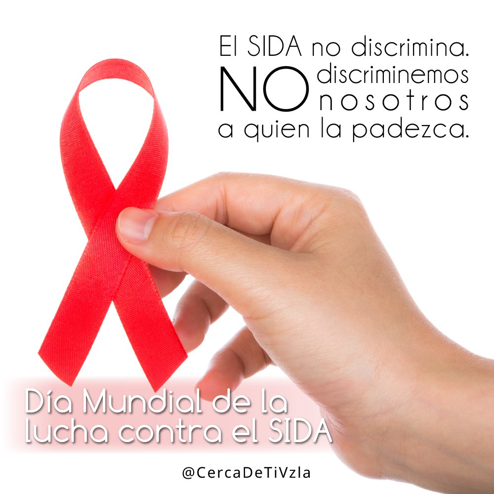 CercaDeTiVzla's tweet photo. La única vacuna que nos protege es la prevención💪🏼 Trata con respeto y compasión a quienes se enfrentan con este flagelo.
•
Únete a la lucha contra el SIDA.
•
#CercaDeTi2018 #CercaDeTiVzla #DíaMundialDeLaLuchaContraElSida =) https://t.co/9EJpq9JNpr