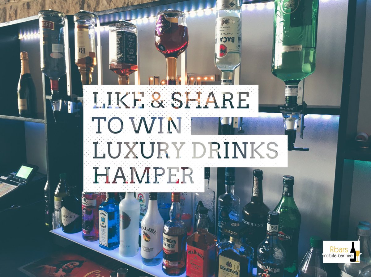 Rbars_'s tweet photo. Celebrate Christmas and New Years with our luxury drinks hamper 🥂

Like, Share and Tag 3 friends for a chance to win this amazing giveaway!

Winner will be chosen at random on the 23rd December 🎅🏼

Good Luck 🎄

#rbars #xmas #giveaway #competition #mobilebar https://t.co/rrWKxMGW8o