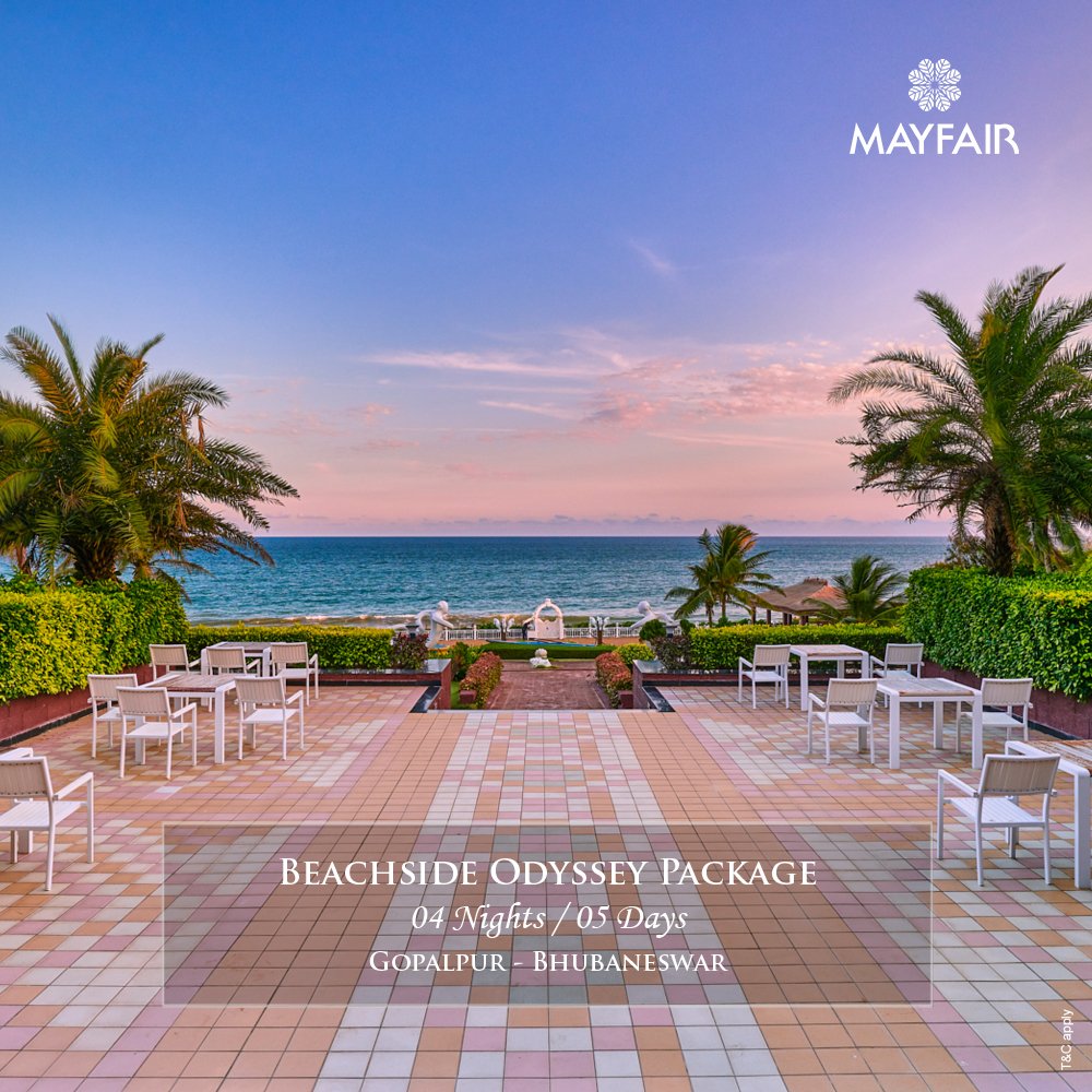 MayfairResorts's tweet photo. #MAYFAIR Hotels & Resorts presents the "BEACHSIDE ODYSSEY PACKAGE" - an exhilarating journey with stays at the most gorgeous of seaside luxury properties. For enquiries please visit https://t.co/kFsZTQjtGO #mayfairhotels #mayfairpackages #templecity #gopalpuronsea #bhubaneswar https://t.co/kEPluXljcq