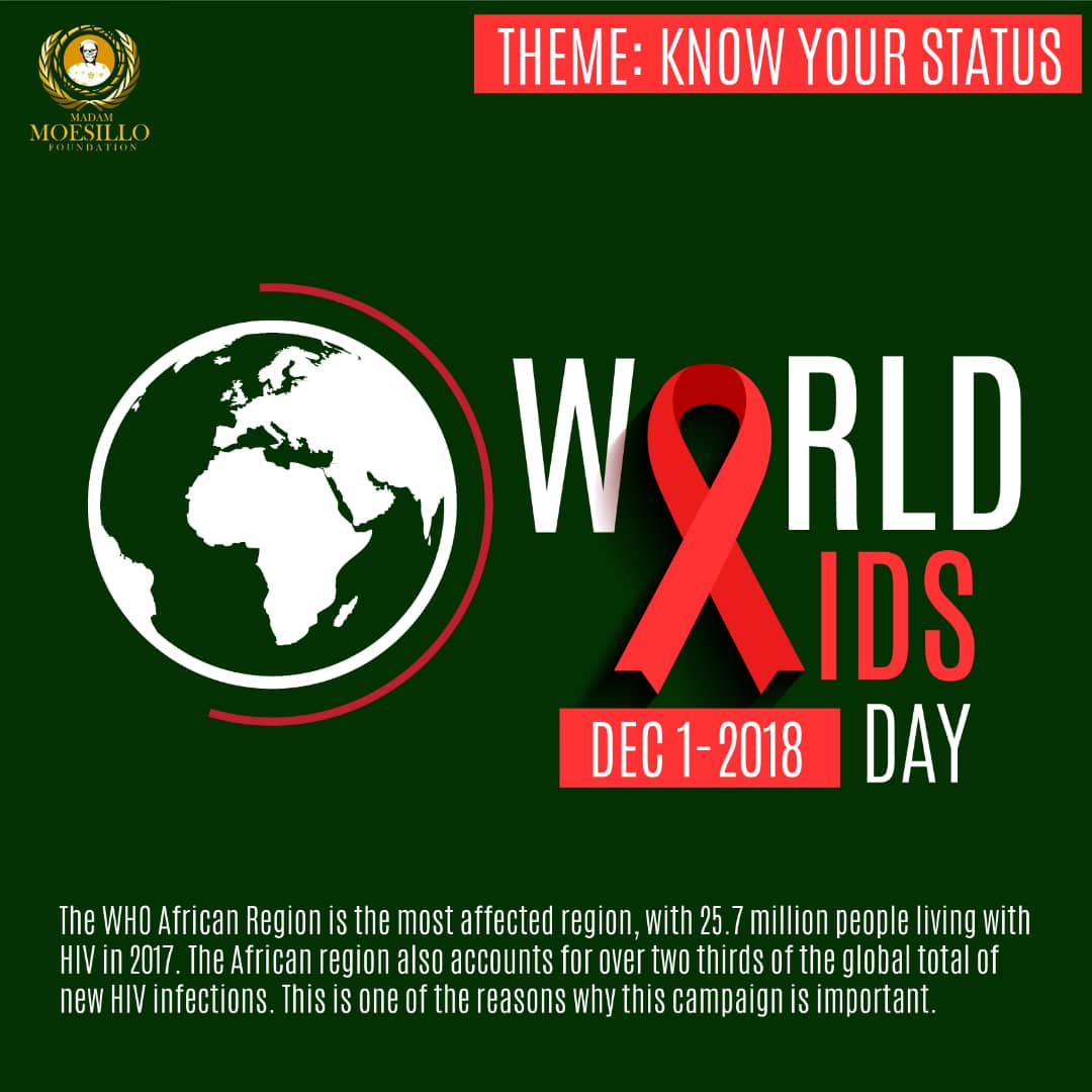 moesillo's tweet photo. We join @WHONigeria @PMNCH @unesco_abuja @USAIDGH @CDCGlobal to push the drive to #KNOW YOUR HIV STATUS today. #WorldAIDSDay https://t.co/2p8qdZSxp8
