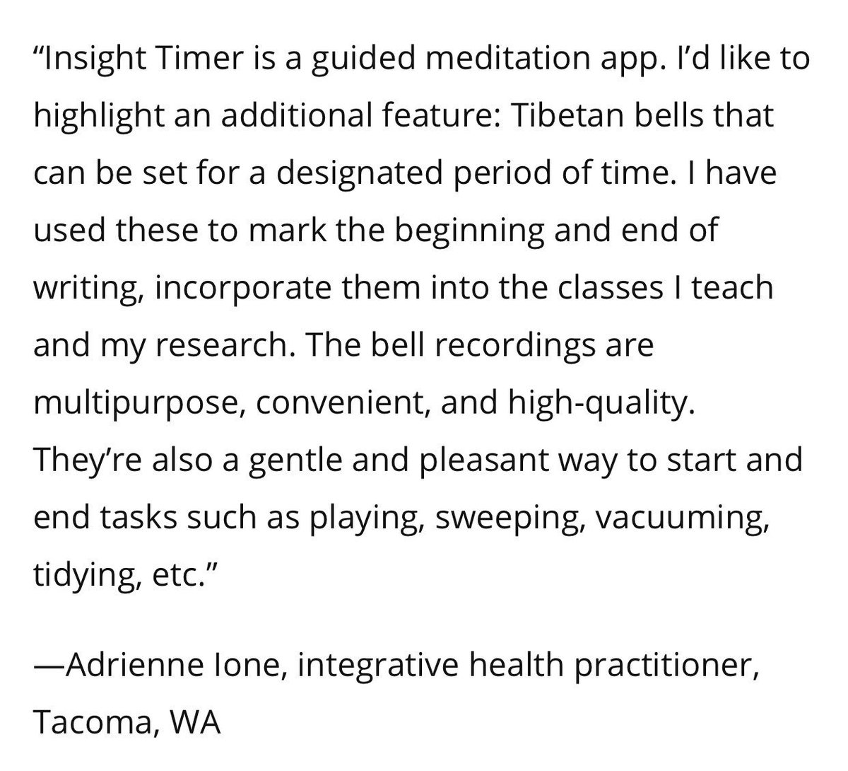 Insight Timer tweet media
