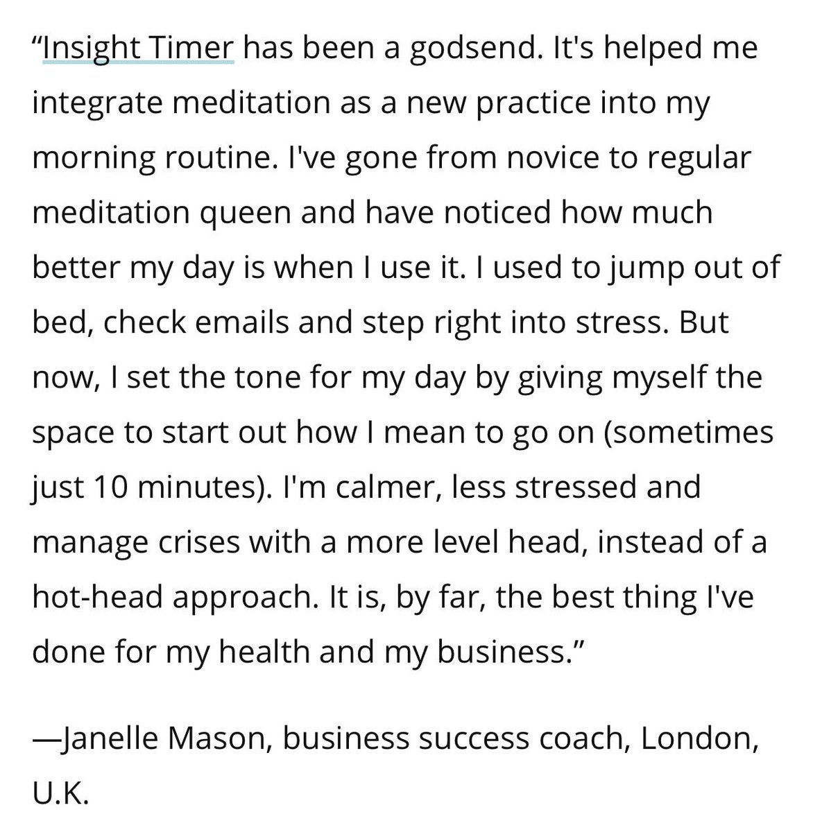 Insight Timer tweet media