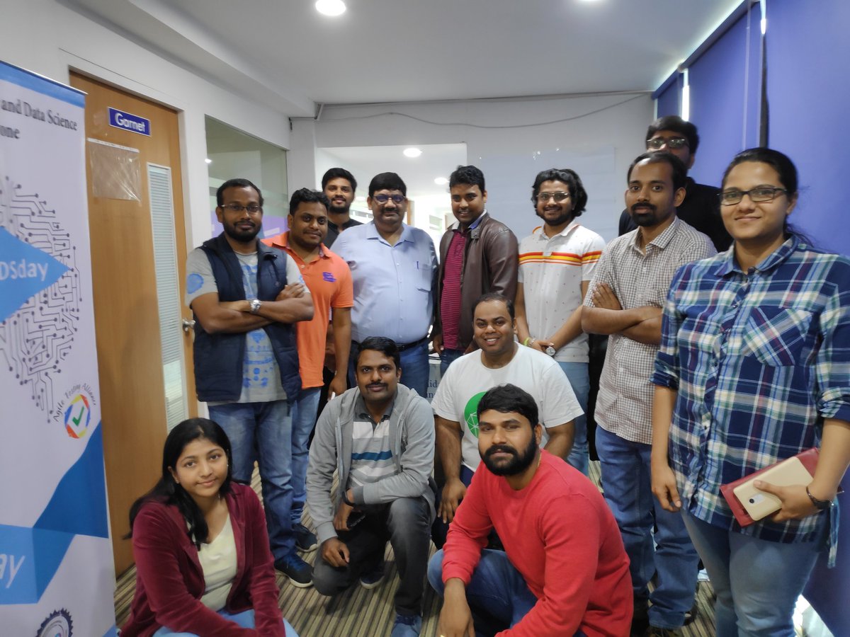TestWithNishi's tweet photo. Experience #MLDSday #cpmlds by @AgileTA at bangalore - - great participants and discussions. A Starting point for #machine #learning enthusiasts.                   @ajay184f @deshpandeji @adigindia https://t.co/hR9yV2EvEC