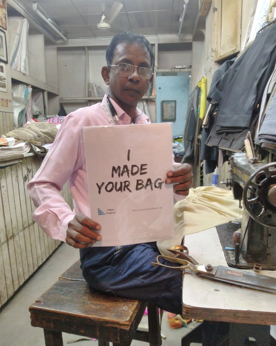 I MADE YOUR BAG ✂️✂️ —> We need to ask more about the people who make the products you buy! With every purchase you support the makers too, so make sure it counts 
#imadeyourbag #fashionrevolutionweek #fashionrevolution #Internationalfairtradecharter #tradefairlivefair