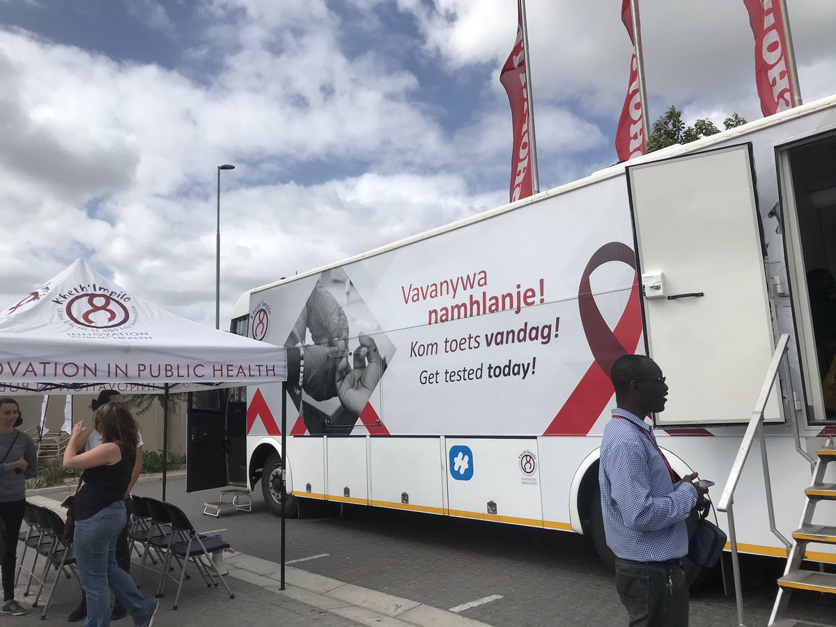 We’re at The Stables Shopping Centre with <a href="/Kheth_Impilo/">Kheth'Impilo</a> for #WorldAIDSDay2018! Come by and #GetOnTheBus to say #IKnowMyStatus. #MSTKI