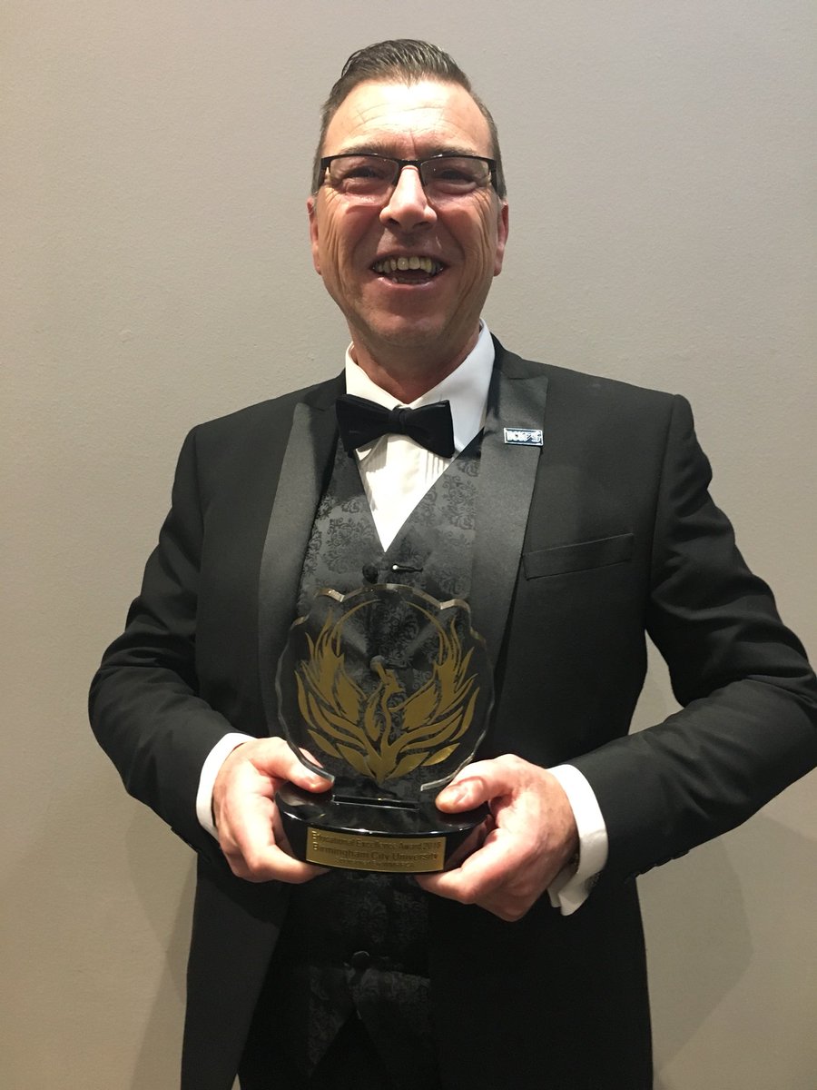 BCUPressOffice's tweet image. Great night @PhoenixNewsUK awards for Professor Julian Beer  and the @MyBCU team, winning the Education Excellence Award and with Chancellor @LennyHenry winning the International Excellence Award 🏆 🏆
