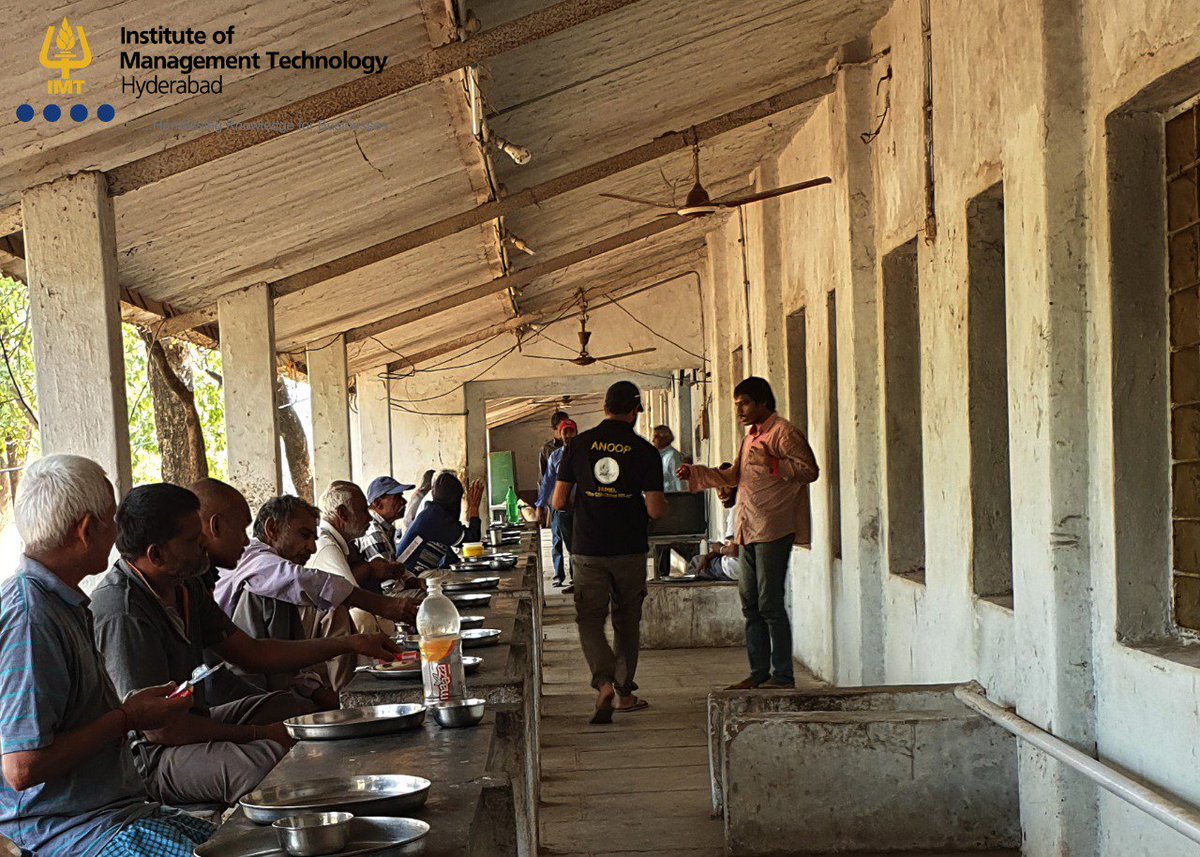 imthyd's tweet photo. #Pahel- The #CSRClub of #Imthyd visited Aramghar, home for physically handicapped and specially privileged to replenish their monthly supply of daily necessities. The smiles, blessings and goodwill showered by the elders elated and overwhelmed us.
#OldAgeHome #SocialCause https://t.co/Ri52XQ6zdf