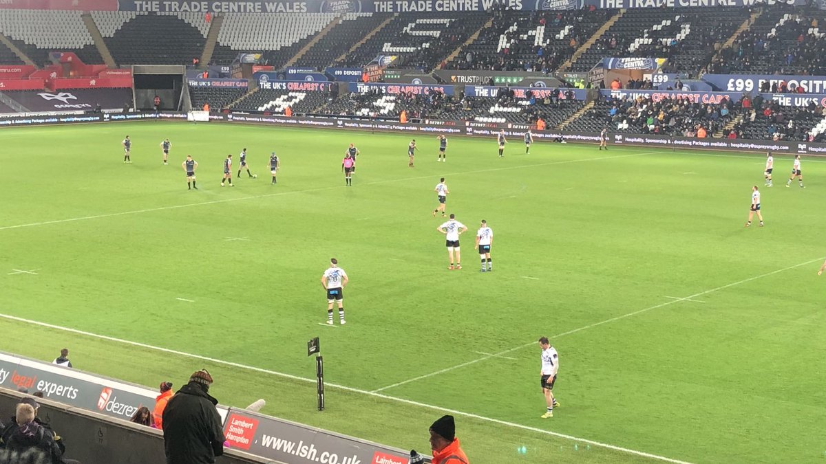 Ospreys v zebra - Jason come over to the dark side with me  to watch a 43 - nil victory for the ospreys  thank you #radiopembrokeshire come on #ospreys  #Parfittsinteriors