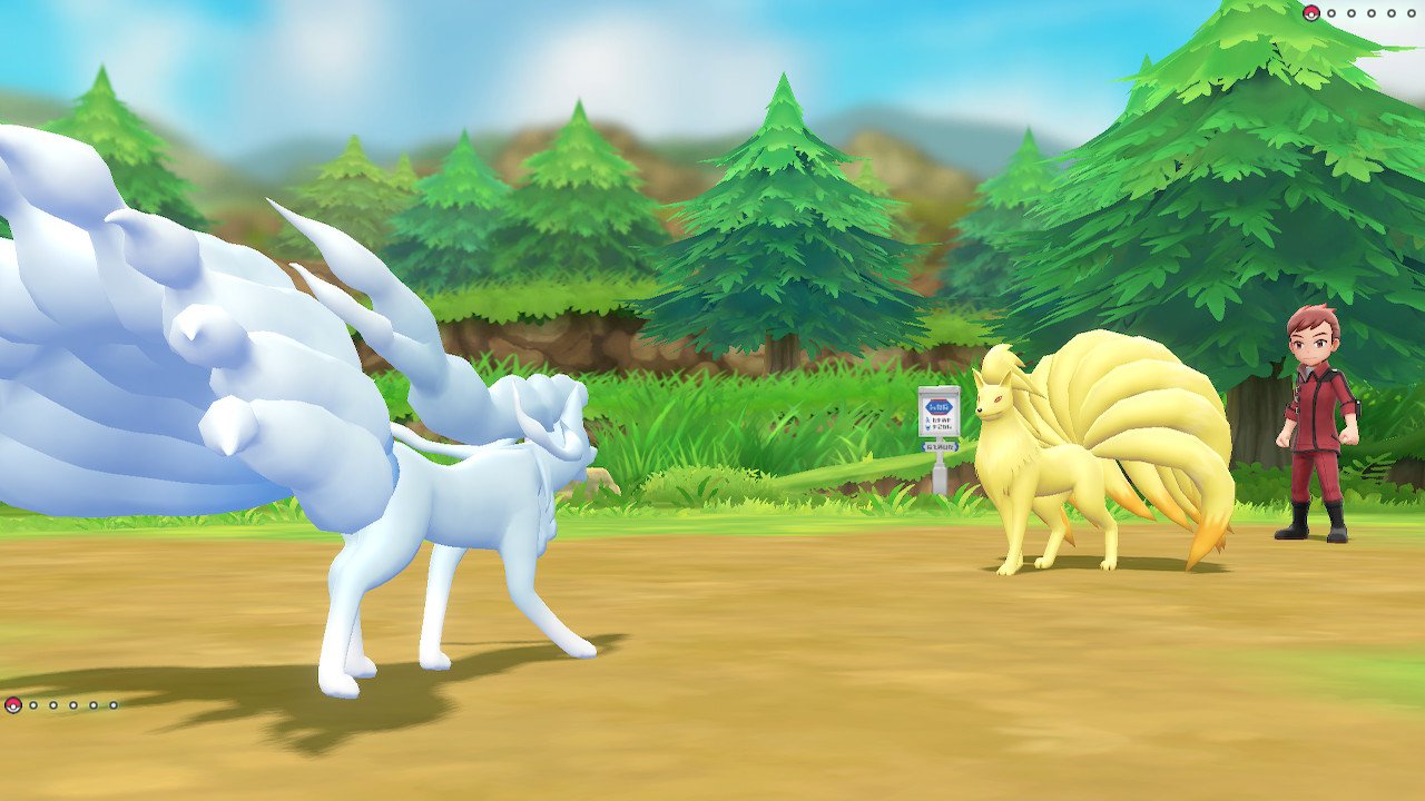 トム マスタートレーナー戦もぼちぼち ギャラドス戦はメガ進化できたから楽勝だったけどキュウコン戦は相性最悪の完全に運ゲーだった ピカブイ Nintendoswitch