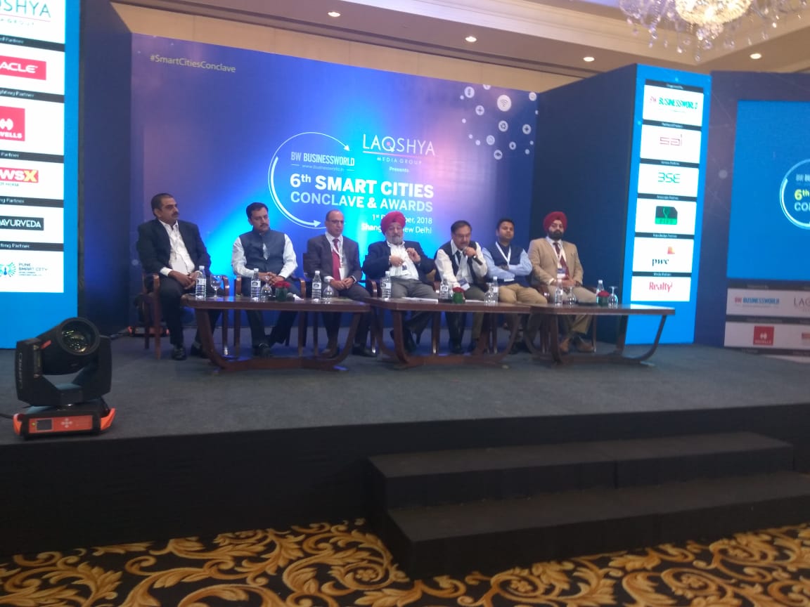 Panel Discussion on "Leveraging Technology for Safety, Security &amp; Citizen Centric Services" at <a href="/laqshyamedia/">Laqshya Media Group</a> Presents <a href="/BWBusinessworld/">BW Businessworld</a> 6th #SmartCitiesConclave &amp; Awards, at <a href="/ShangrilaNewDel/">Shangri-La New Delhi</a>