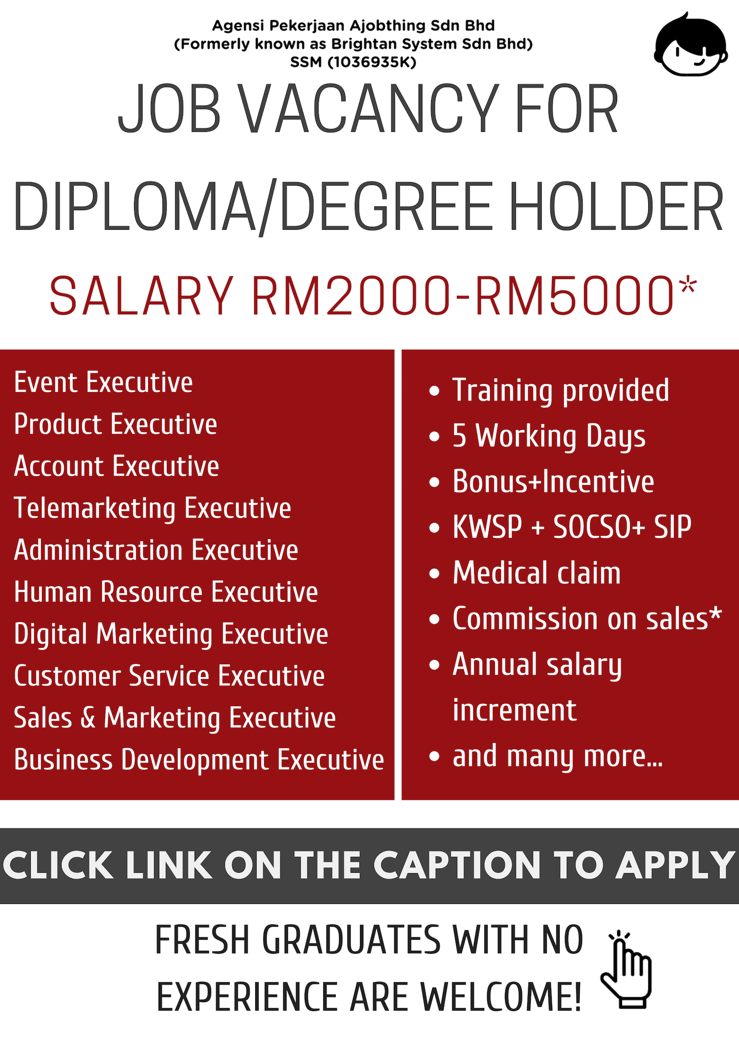 fresh graduate jobs malaysia