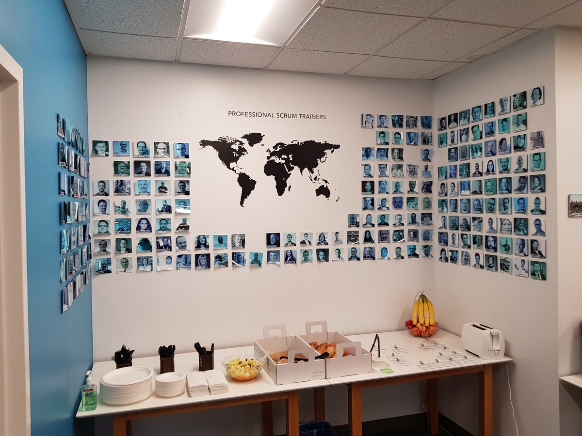 EmielAgile's tweet photo. Thanks @Scrumdotorg for hosting the PSPO TTT. Nice to know my picture is on your wall next to all other great and passionate https://t.co/uaSKCBwQsC trainers! https://t.co/WjsAOA3Dic