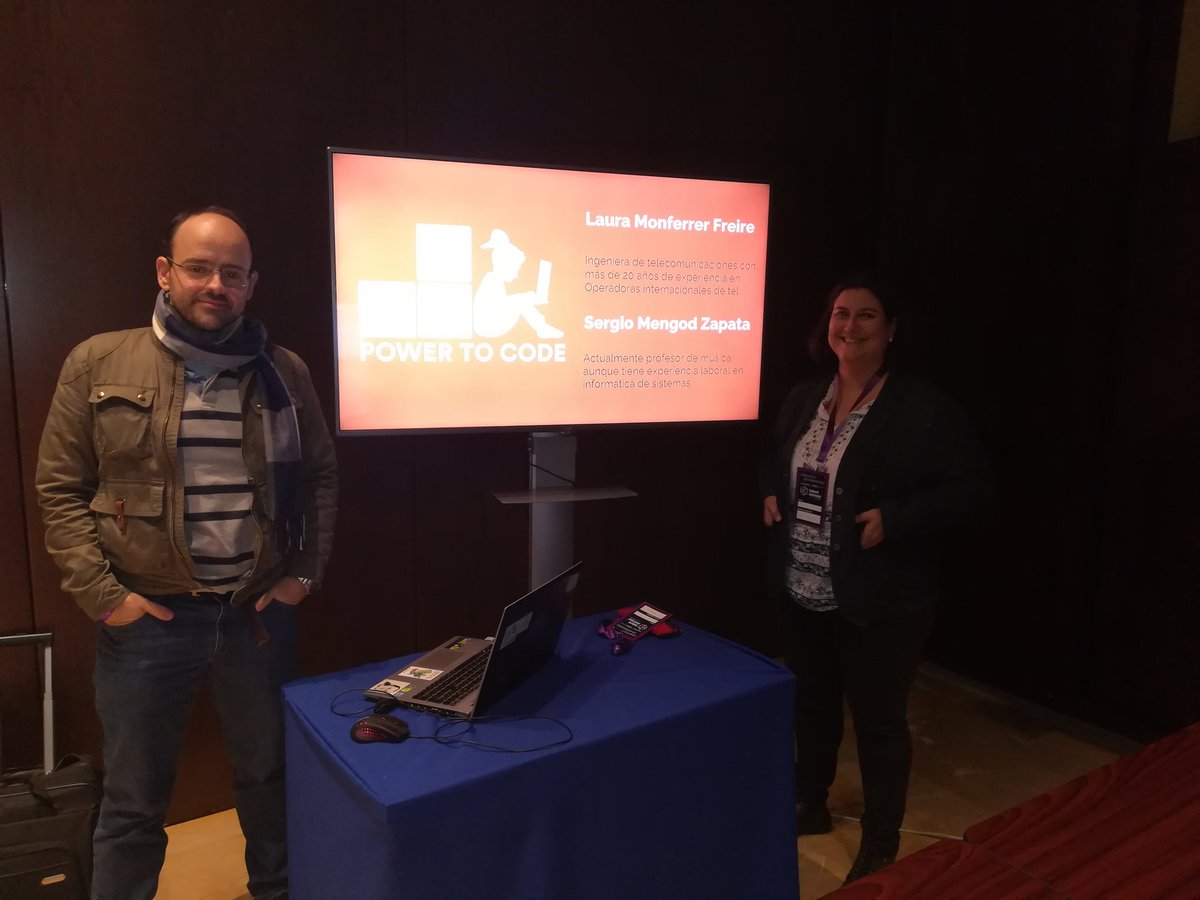 LauraMonferrer's tweet image. Aquí preparando el Taller de IA
 #AITogether #TalentWoman #Powertocode