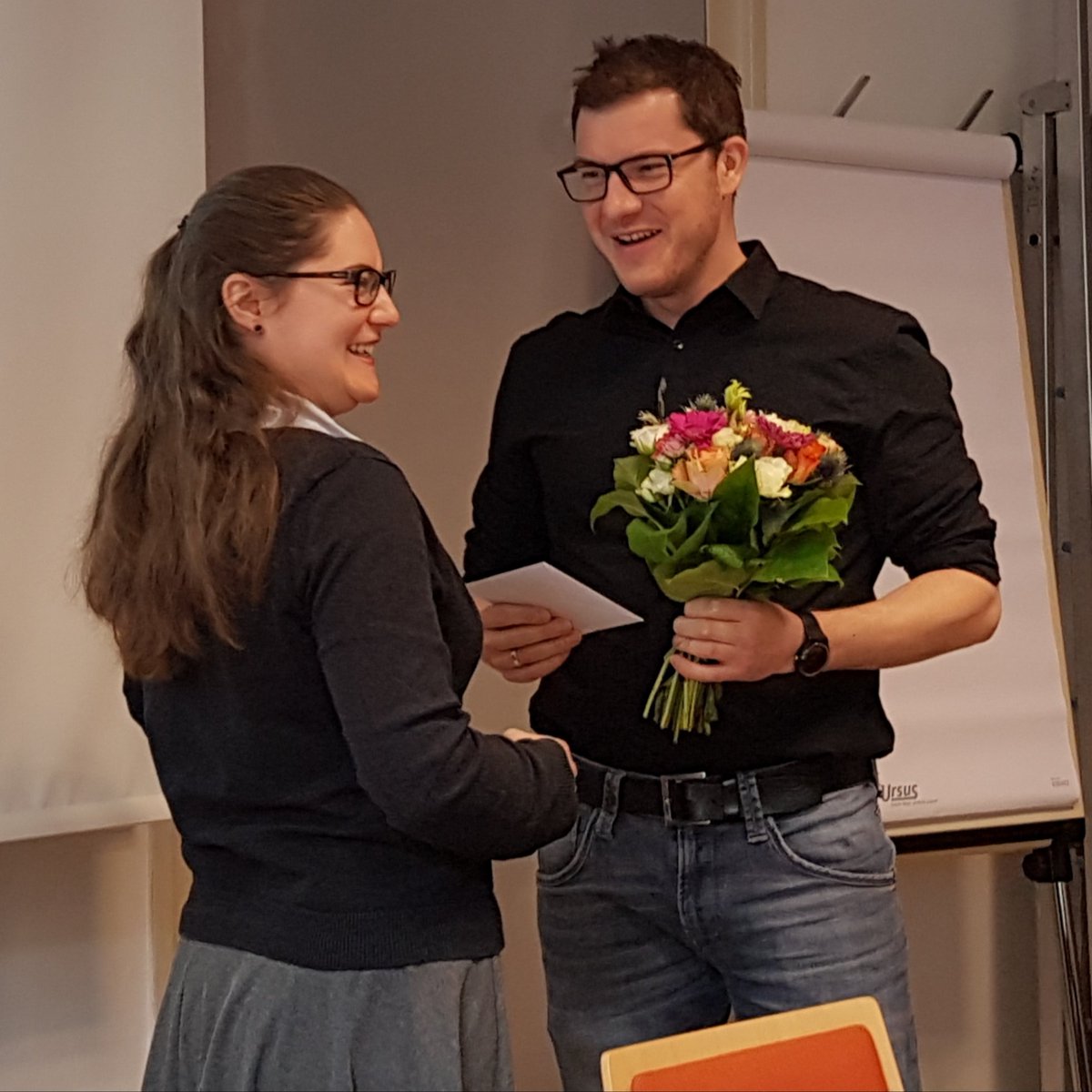 Thanks and kudos to Katharina Steinbacher the outgoing president of the Austrian Young Water Professionals for four very successful years. #YWP #GRAZ #IWA