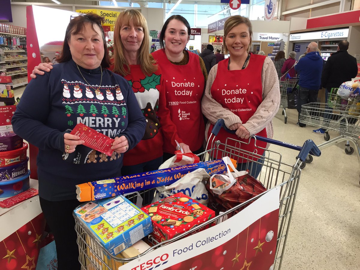 Last day of the huge Tesco Christmas collection today. Thank you to all those who have given so generously, not forgetting our wonderful volunteers. A last push would be amazing #everycanhelps
