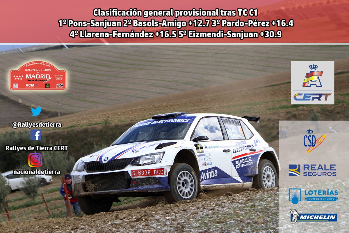 CERT: 1º Rallye de Tierra de Madrid [30 Noviembre - 1 Diciembre] - Página 2 DtUdmQoXoAAc8Re