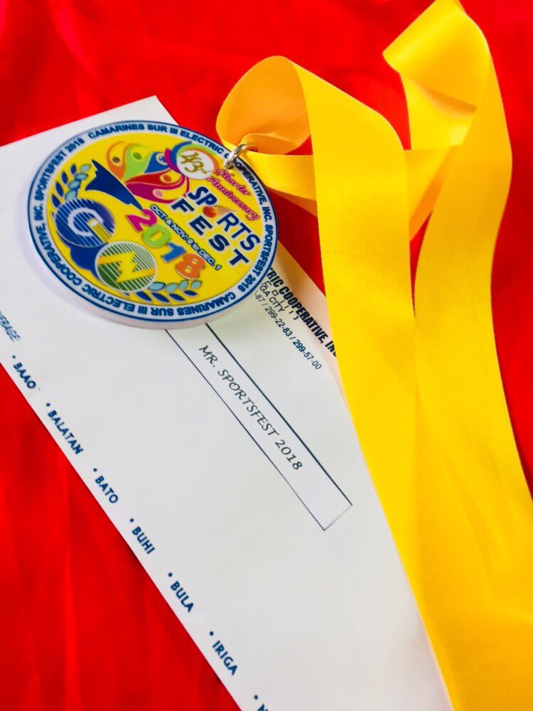 poyiiolii's tweet photo. Over All Champion - TEAM FUCHSIA
CAMARINES SUR 3 ELECTRIC COOPERATIVE, INC
43rd Charter Anniversary
#SPORTSFEST2018 https://t.co/s1tG13lyM8