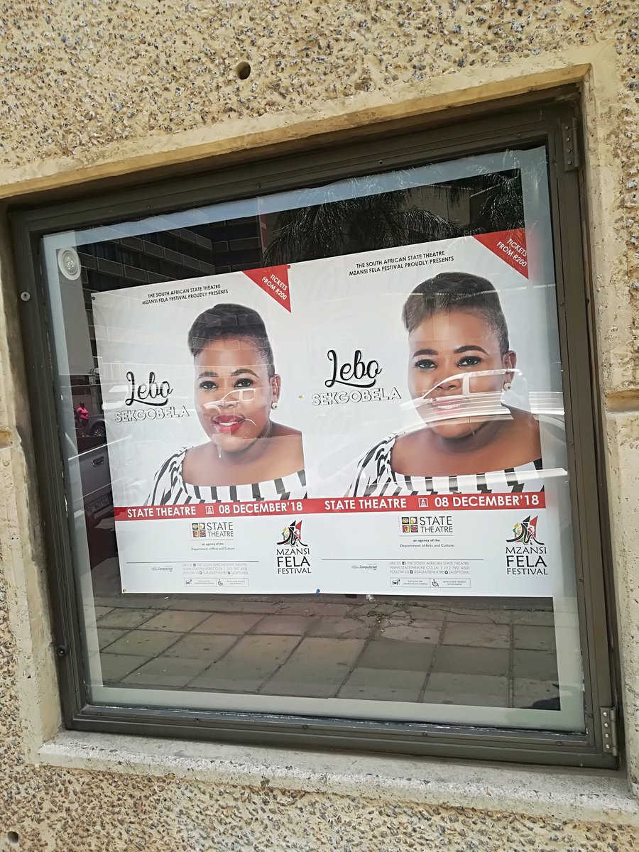 billysigudla's tweet photo. I will attend @sekgobelalebo at @sastatetheatre yes the #Mzansifelafestival presents #Lebosekgobela at #TheSouthAfricanStateTheathre on #08Dec2018 #Christianposts https://t.co/FnFjzF8dIE