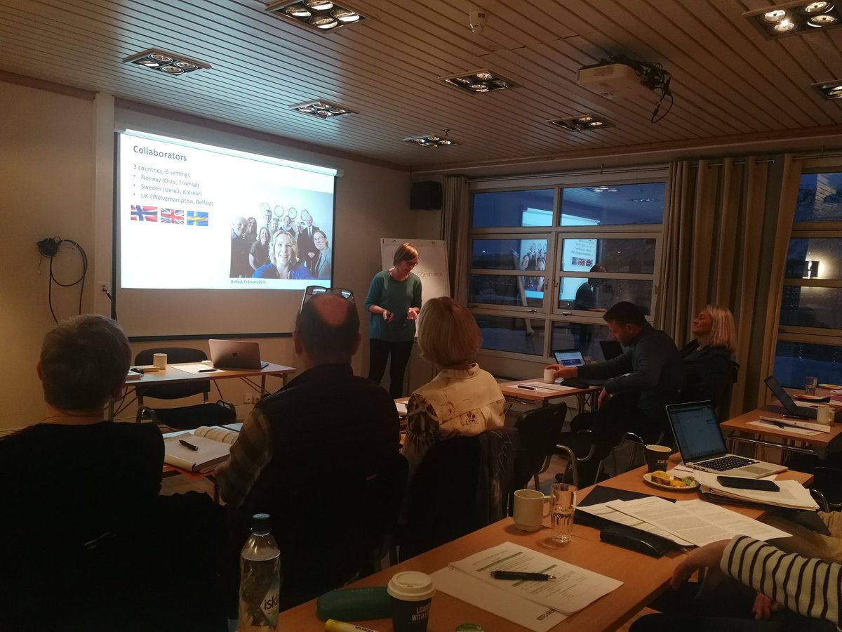 What a great start to our meeting in Tromso, Norway - great to have colleagues from the Norway, Sweden, UK, Denmark and the USA work together on a project grant application  <a href="/MOICNI/">MOICNI</a> <a href="/HSCQI/">@HSCQI</a> <a href="/drmichaelscott1/">Michael Scott</a> <a href="/drfionakerr/">Dr Fiona Kerr</a> #medicinesoptimisation #moic #collaborate  #innovate