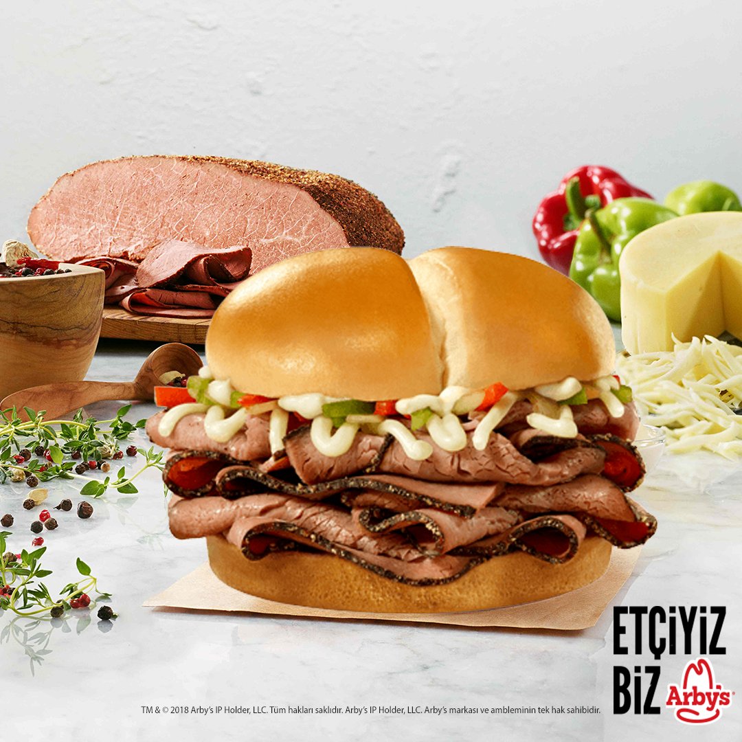 Arby’s ®’ten özel baharatlarıyla 12 saat marine edilmiş 4 saat ağır ağır fı...