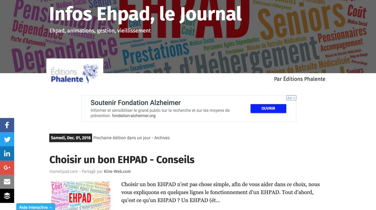 editionphalente's tweet image. Lisez Infos Ehpad, le Journal ▸ aujourd'hui à la Une: @gerontonews @TSagnaint @MilliJC #ehpad #vieillissement paper.li/e-1543568286?e…