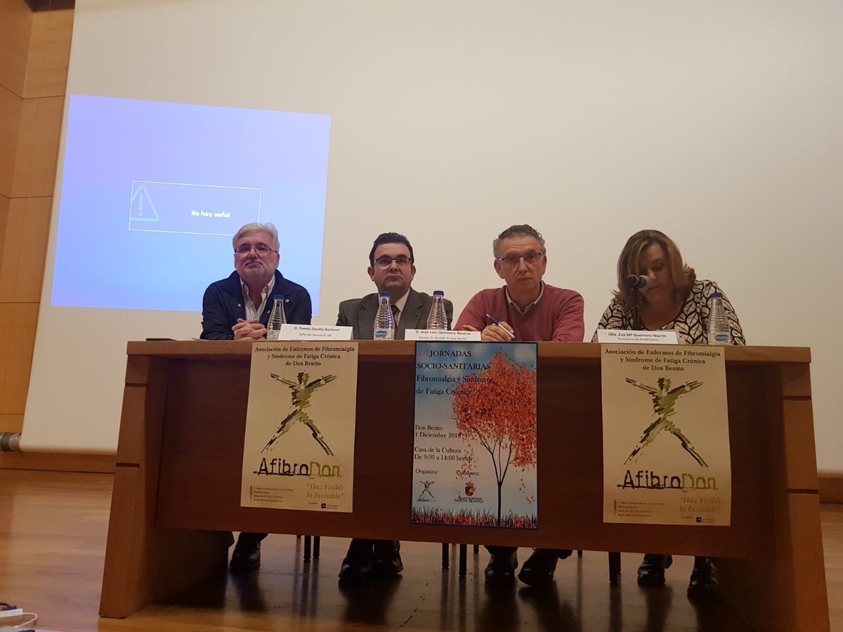J_L_Quintana's tweet photo. XII Jornadas socio-sanitarias sobre fibromialgia y síndrome de fatiga crónica, organizadas por @AFIBRODONG https://t.co/OU3ksMNuck