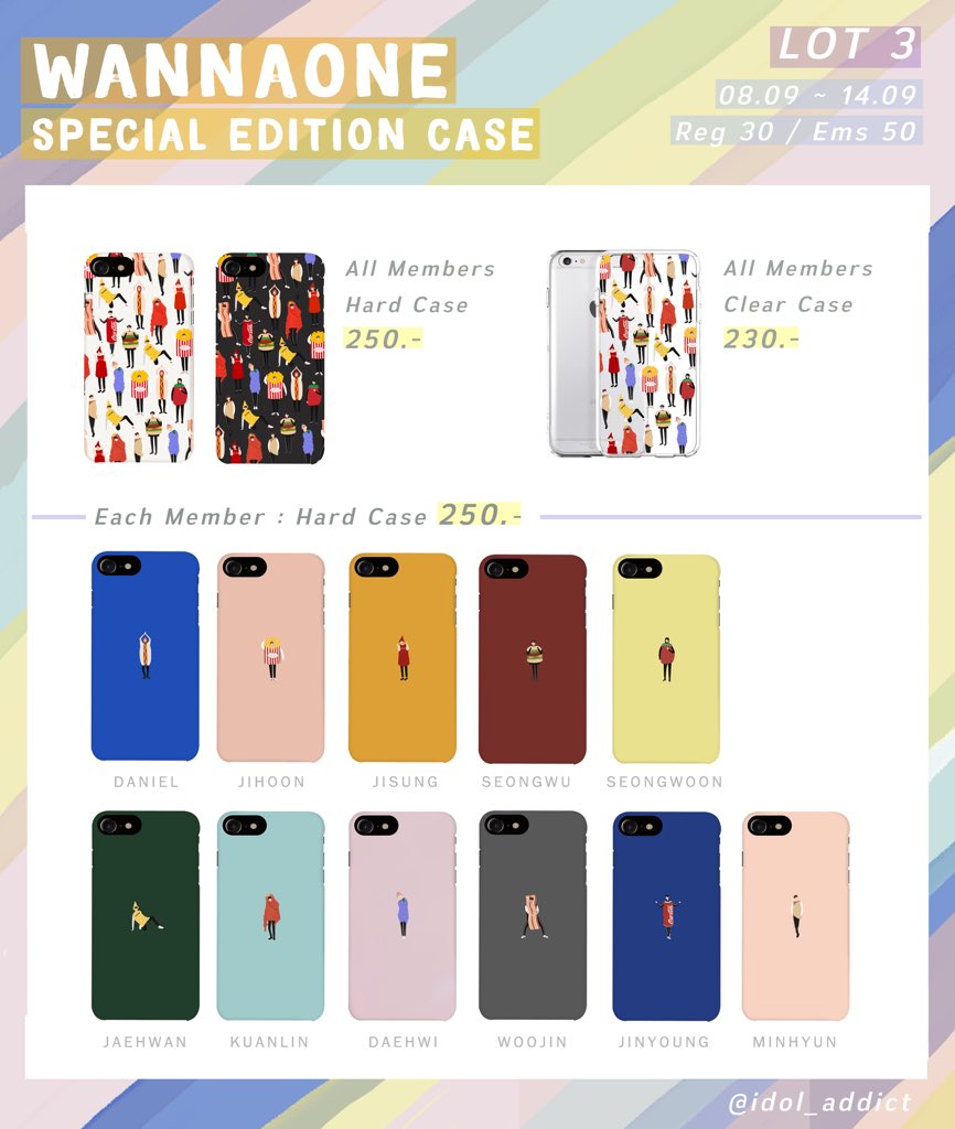 idol_addict's tweet photo. เปิดพรีเคสวนวรอบสุดท้ายดีมั้ยยยย? รอบเก็บตก😭💕 
#wannaone #ตลาดนัดWANNAONE #ตลาดนัดวนว #SpringBreeze4thWin https://t.co/lBpxecrn6z
