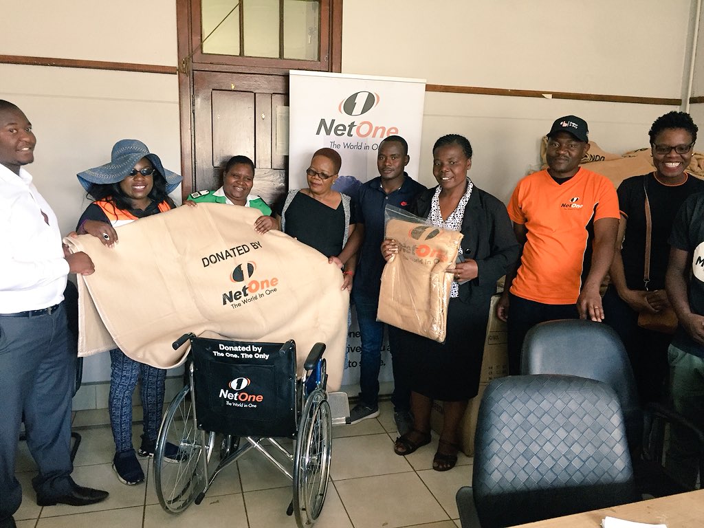 NetOneCellular's tweet photo. Today marks the beginning of a new month and joy and hope was renewed in the hearts of the patients and staff of Edith Opperman Maternity hospital as @NetOneCellular donated blankets and wheel chairs to the institution,
#NetOneInTheCommunity https://t.co/Jnok1bWuWE