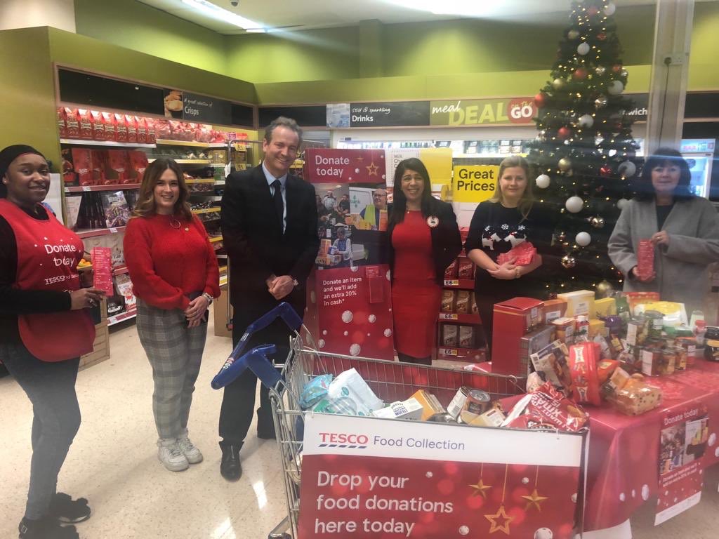 Thamby P Nanthan on Twitter "Tesco Pinner food collection going steadily. Local MP Nick Hurd