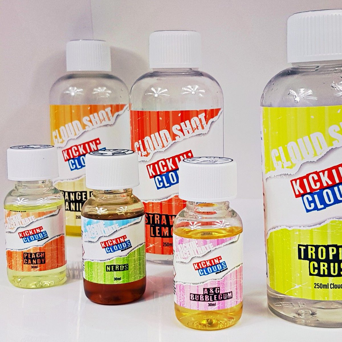 Brighten up your day with our fantastic favours.
.
30% OFF Selected 500ml Cloud Shots and ALL 30ml Kickin' Concentrates.
.
buff.ly/2ApjBSp
.
Comment Below - What's your favourite Kicking Clouds Flavour.