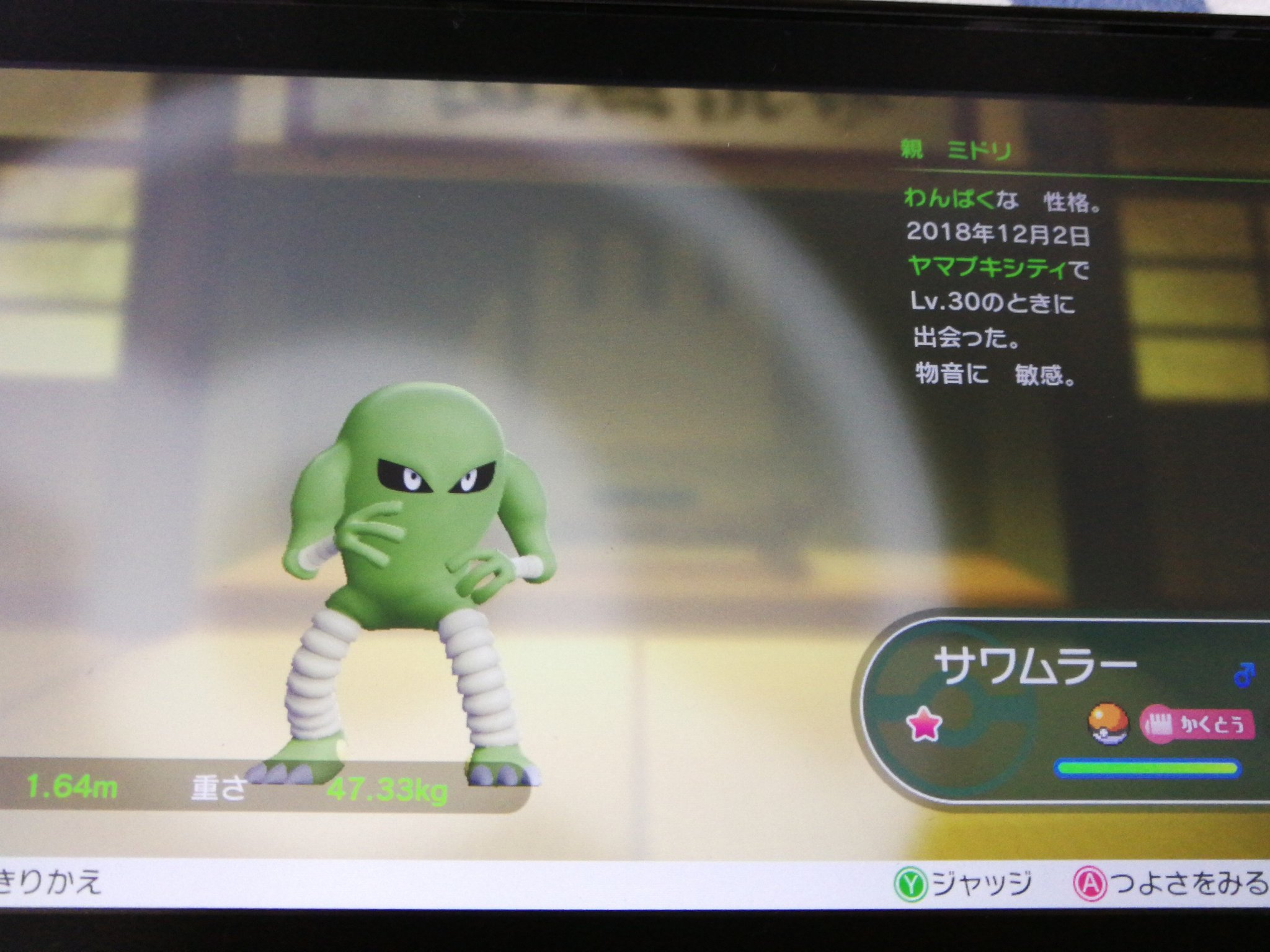 帯屋ミドリ 今日おさ1巻発売中 寝る前にピカブイやってたら色違いサワムラーが出た T Co Vht5dn7iac Twitter