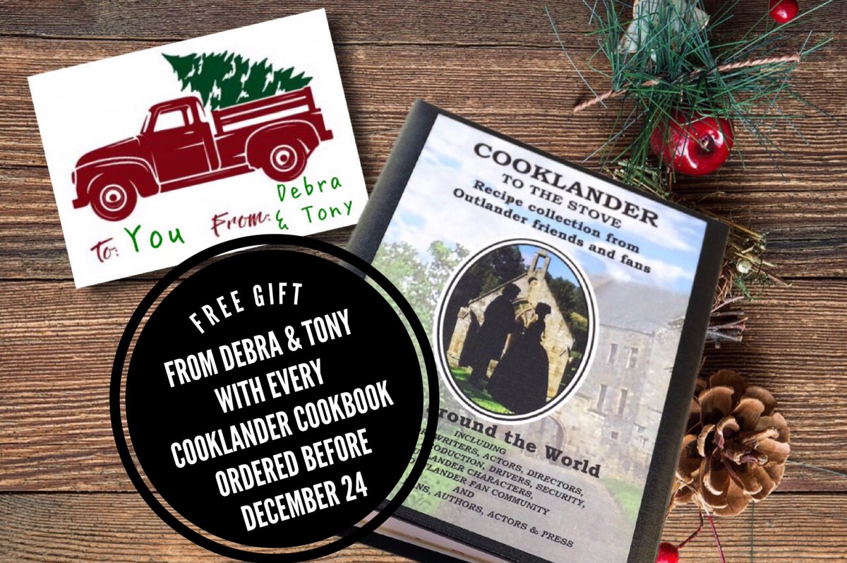 cooklander's tweet image. Debra and Tony will be sending you a Christmas gift with every Cooklander cookbook ordered before December 24. Order today at Cooklander.com or Amazon or EBay.