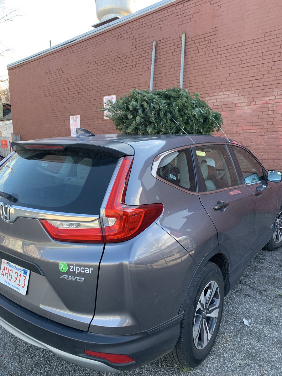 biobrandt's tweet photo. Time to bring home our Christmas tree! @ZipcarNE @bostonxmastrees #TreeHaulin https://t.co/FAD42Q0Ymu
