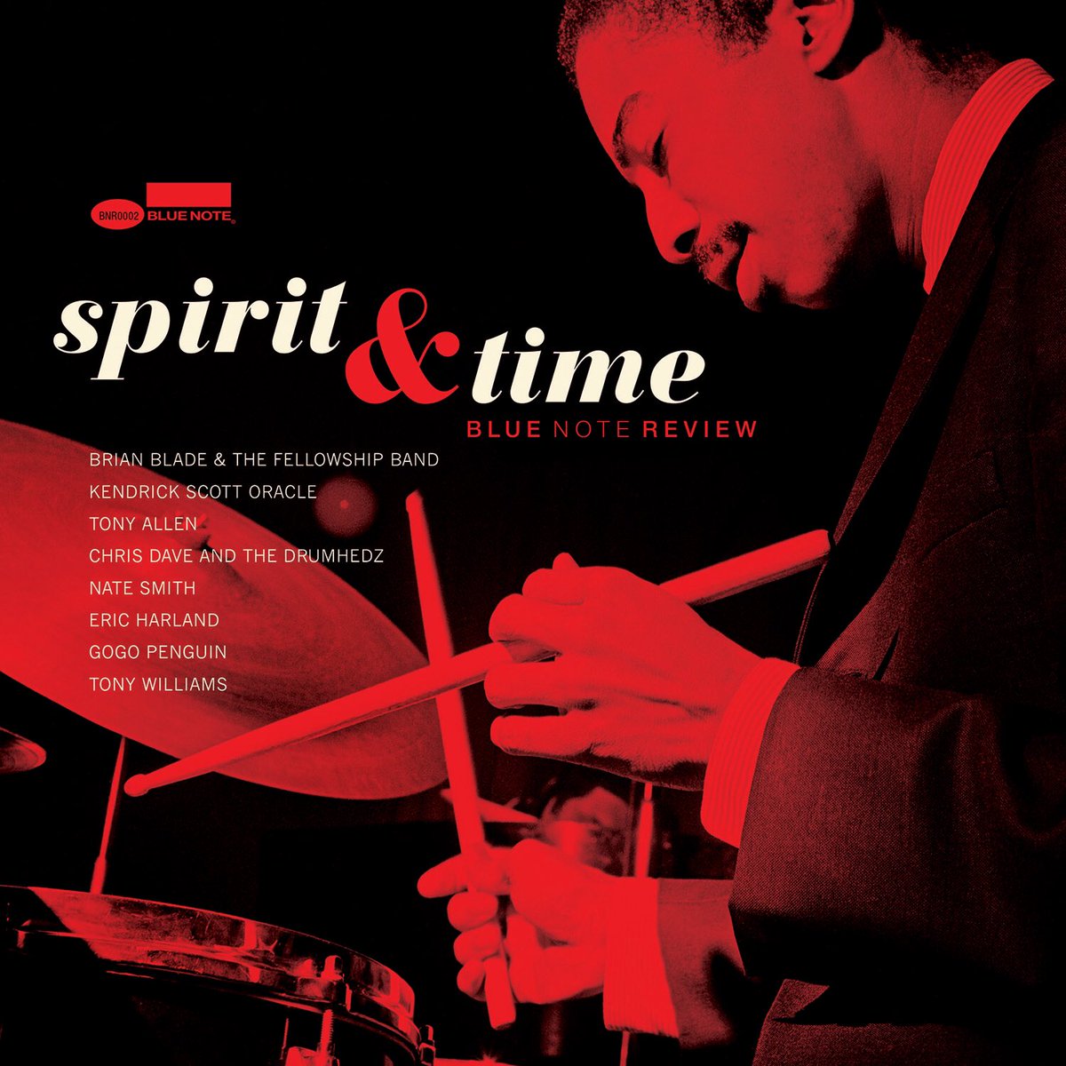 bluenoterecords's tweet photo. #BlueNoteReview Spirit & Time #TonyWilliams tribute album w/ drummers covering songs from Tony's Blue Note albums (1985-1992) + an unreleased Tony quintet track. Ft Brian Blade, Kendrick Scott, Tony Allen, Chris Dave, Nate Smith, Eric Harland, GoGo Penguin https://t.co/YcDocuXXB8 https://t.co/hSGoFLvASd
