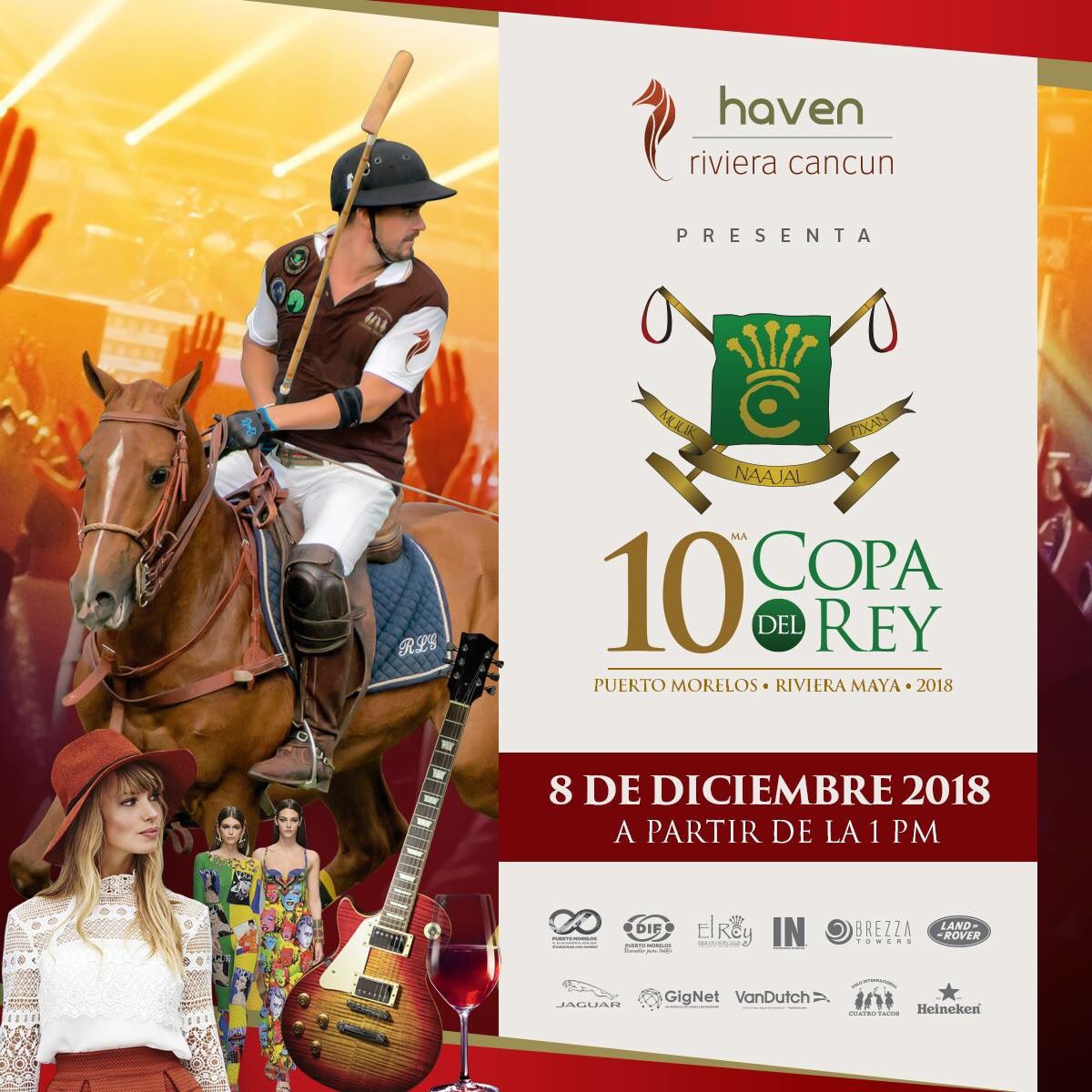 El próximo sábado 8 de diciembre se celebra la #COPADELREY en <a href="/elreypoloclub/">ElReyPoloCountryClub</a> #Polo #CountryClub en la @Ruta_Cenotes. 

¿Ya tienes tus boletos? << 10ma-copa-del-rey.boletia.com >> #vivelaFiestadelPolo #musicfest  #PuertoMorelos