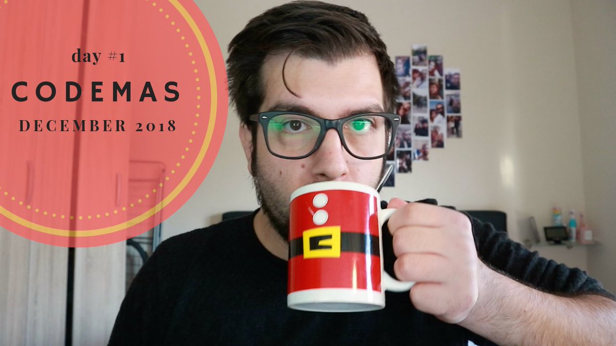 lefpsi's tweet image. It&apos;s official! I&apos;ve wanted to make @YouTube videos for some time and finally got myself to do it
What better than #vlogmas time? No, not vlogmas, let&apos;s call it #codemas!
@aerotwist @mpjme thanks for the inspiration guys
#programming #frontend #javascript  
youtu.be/HrhlgH5Xfew