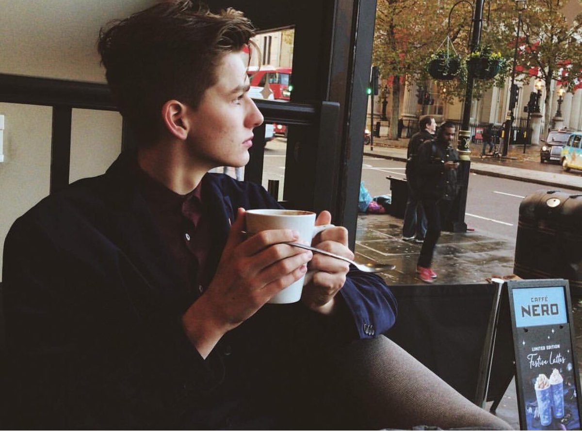 JOSHUASHEA_TH's tweet photo. [IG] 011218 joshua_shea : But first a nice hot cuppa tea ☕️ #balancingspoonskills https://t.co/hn1ZzPk34J